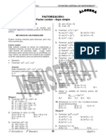 Factorización de polinomios