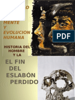 Arqueologia de La Mente y Evolucion Humana - Diapositivas de Conferencia