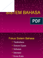 Sistem Bahasa