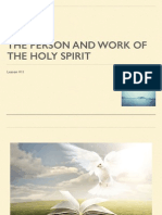11 The Person and Work of the Holy Spirit