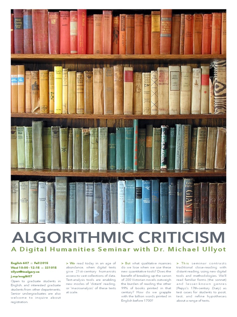 Digital Humanities: Distant Reading Seminar | PDF | Travel