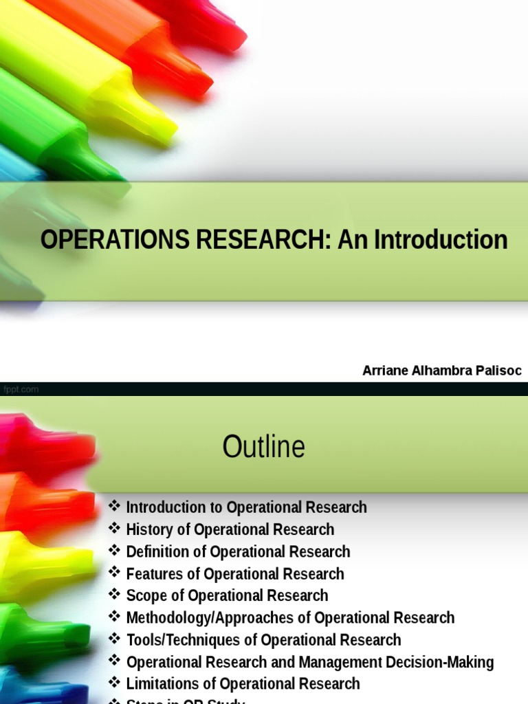 Introduction To Operations Research | PDF | Operations Research ...