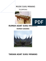 Alat Musik Suku Minang