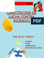 Capacitacion de Lucha Contra Incendio