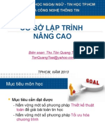 CƠ SỞ LẬP TRÌNH