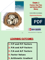 Chapter 2 - Factors, Effect of Time & Interest on Money