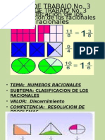 GUIA de TRABAJO No3, Clasificación de Los Racionales.