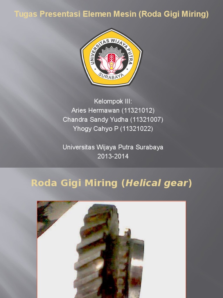 Roda Gigi Miring