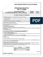 2007 Prova Manha PDF