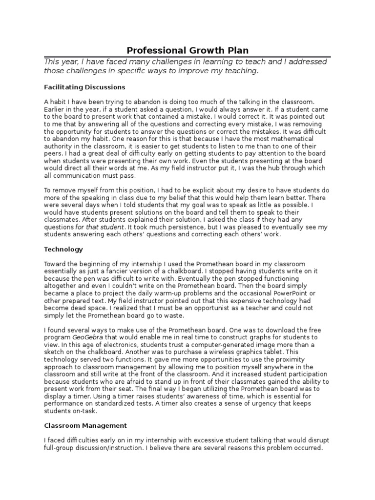 Teaching Improvement Strategies for Educators | PDF | Educational ...