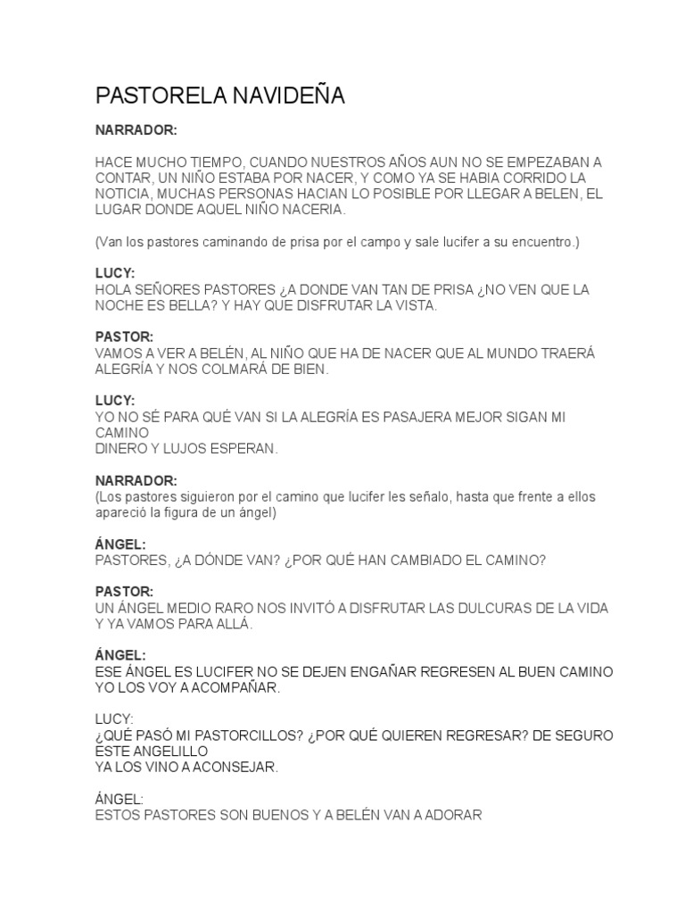 Pastorela Navideña | PDF