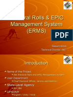 Electoral Rolls & EPIC Management System