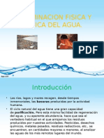 Contaminacion Fisica y Quimica Del Agua