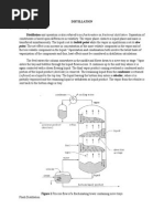 Distillation Operation Concepts