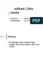 Klasifikasi Otitis Media