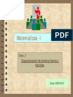 Matemáticas - Diagonalización
