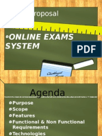 Project Proposal: Online Exams System