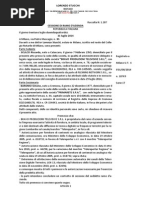 14 - Cessione Ramo d'Azienda a Primarete