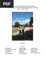 USFS Mission - Tanzania - May 2009 - Water Resources in Tabora and Rukwa - For FRAME