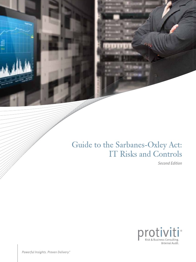 Guide To Sox It Risks Controls Protiviti Pdf Cobit Business Process