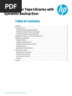 HP StoreEver Tape Libraries With Symantec Backup Exec