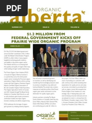 Organic Alberta Magazine Summer 2015