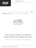 Tendências Atuais Em Design de Interior