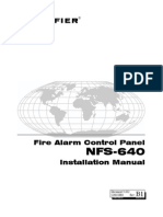 NFS-640 Fire Alarm Control Panel