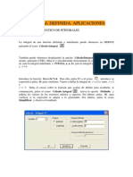 La Integral Definida Con El Derive PDF