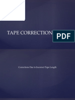 TAPE CORRECTION FORMULAS