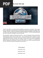 Download Jurassic World The Game Mod Apk by david1patel02 SN273848972 doc pdf
