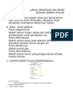 Jurnal Praktikum Ilmu Resep