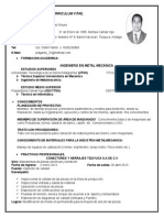 Ejemplo de Curriculum Vitae