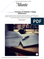 The False Promise of 'Holistic' College Admissions
