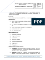 Procedimiento Conpetencia y Formación