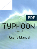 Typhoon User's Manual For The Yamaha TX16W Sampler