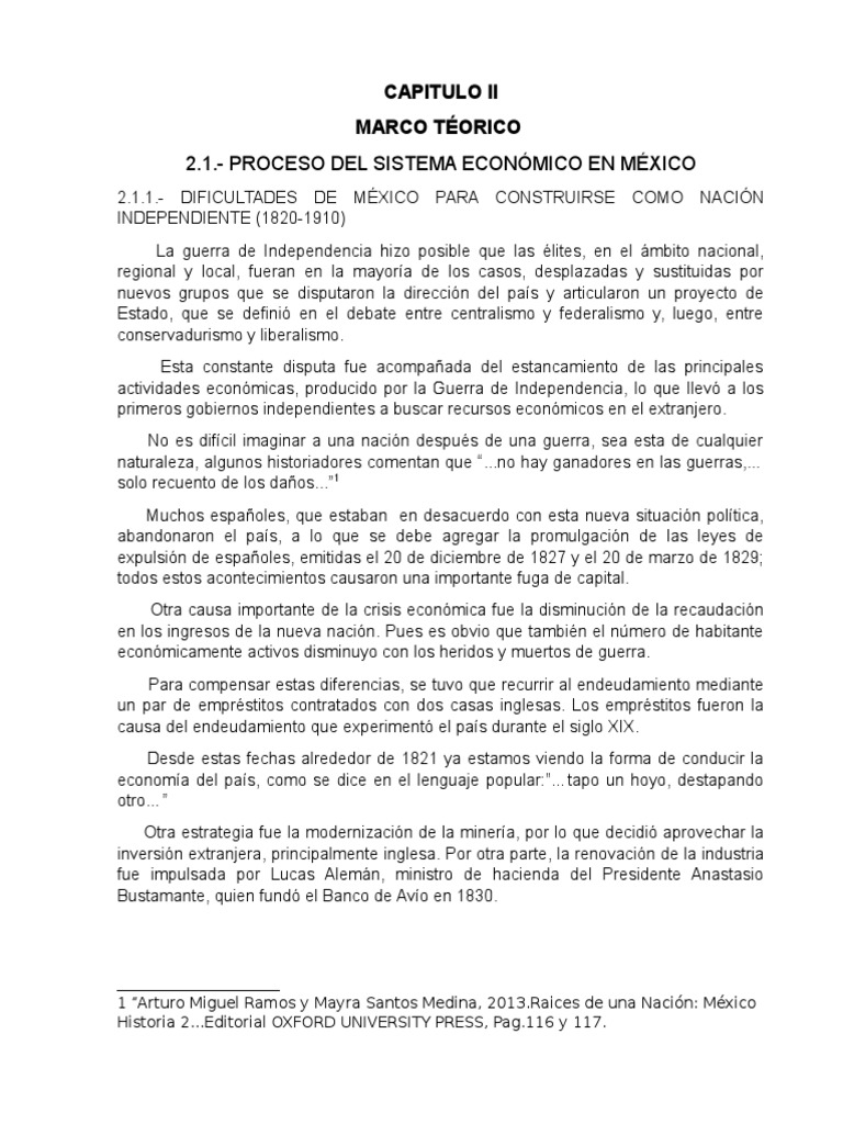 Impacto de La Crisis en La Economía Mexicana | PDF | México | Politica ...