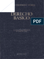 Derecho Básico - Nociones Fundamentales de Derecho Civil - Jaime de Solminihac Iturria