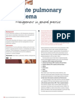 Acute Lung Edema Management Practice