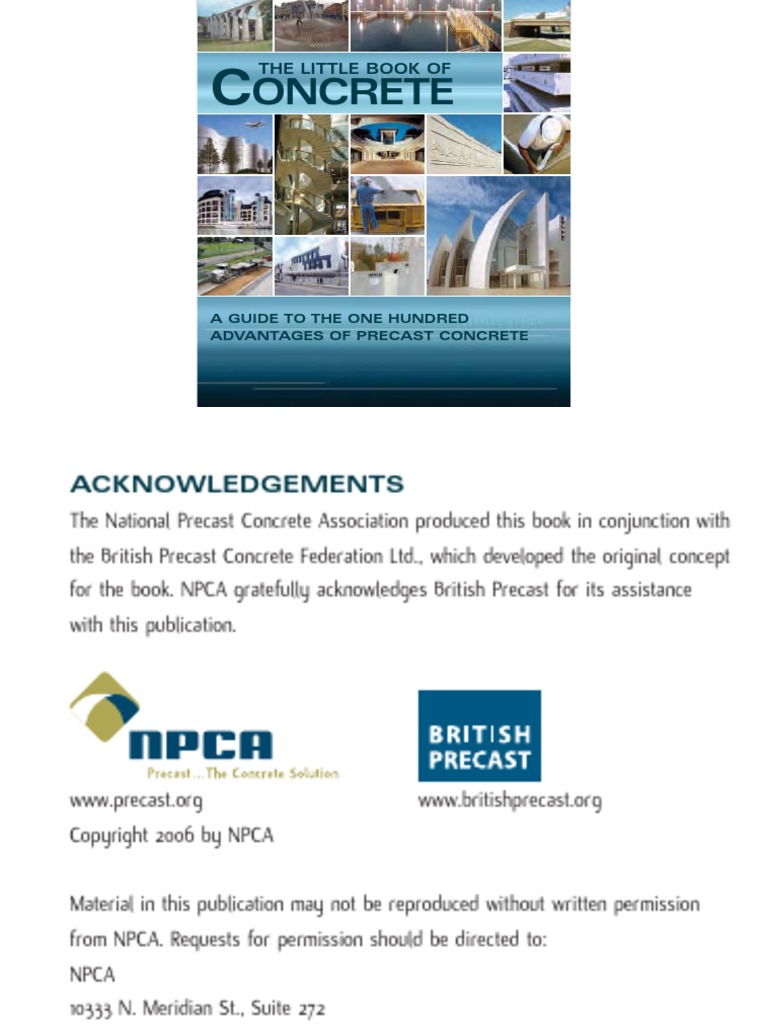 Advantages of Precast Concrete | PDF