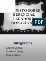 IMPUESTO SOBRE HERENCIAS, LEGADOS Y DONACIONES Presentacion PDF