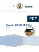 Manual Irricad Pro v 9 Goteo 27-01-10
