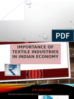 Importance of Textile Industries in Indian Economy New