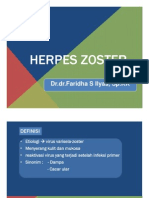 Herpes Zoster by DR - Dr. Farida Ilyas, SP - KK