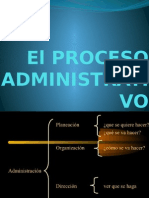 El Proceso Administrativo