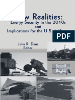 New Realities: Energy Security in The 2010s and Implications For The US Military