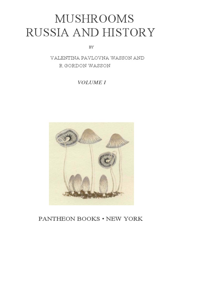 Mushrooms Russia and History PDF Mushroom picture