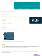 Bare Minimum Code Needed to Get Started Arduino