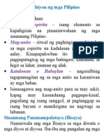 Sinaunang Relihiyon NG Mga Pilipino