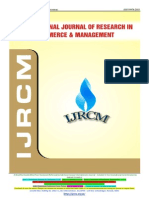 Ijrcm 1 IJRCM 1 - Vol 5 - 2014 - Issue 09